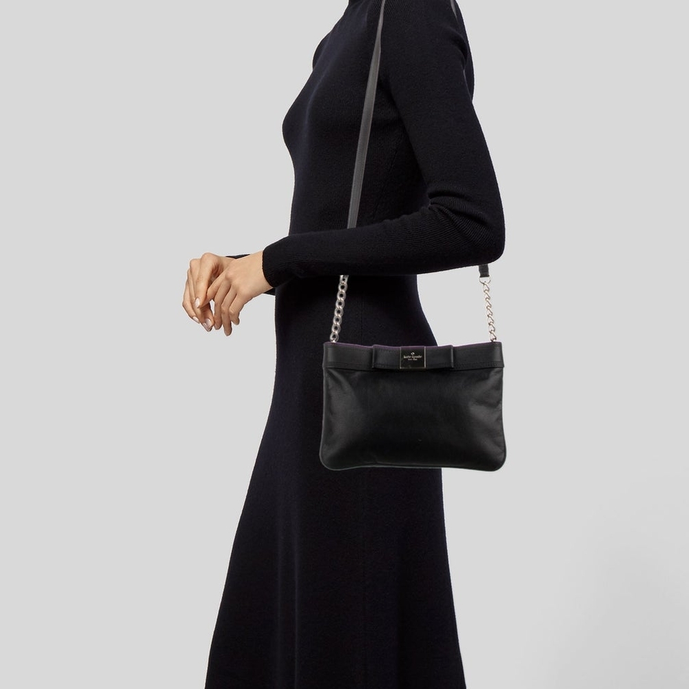 Kate Spade New York Crossbody Black Leather Bag